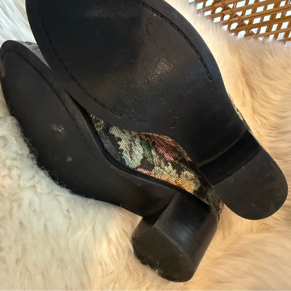 Diba London Dixie Floral Lace Up Tapestry Ankle Boots Vintage - Picture 7 of 7